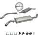 Ferroz Export ZEST.06.070+06.071 Комплект глушників vw t4 transporter 2.0 2.5 1.9d