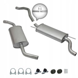 Ferroz Export ZEST.06.070+06.071 Комплект глушників vw t4 transporter 2.0 2.5 1.9d