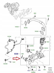 Land Rover OE Охолоджувач вихлопних газів EGR для Land Rover LR177611