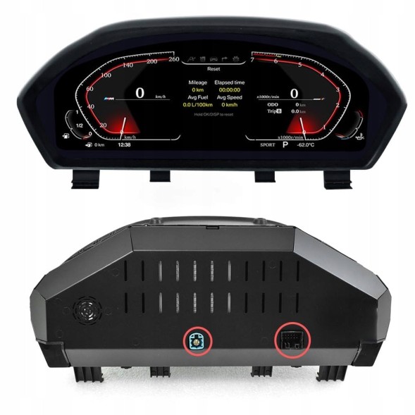 Китай Zegary Cyfrowe LCD BMW BMW 3 4 F30 F31 F34 F32 F33 F36 ЖК ЦИФРОВІ ГОДИННИКИ BMW 3 4 F30 F31 F34 F32 F33 F36 1920X720p