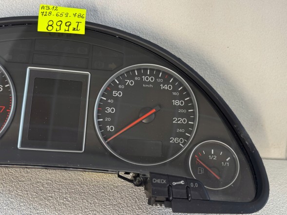 Audi OE ЛІЧИЛЬНИК ПРИЛАДІВ СПІДОМЕТР AUDI A4 B6 8E0920930S 0263626134 BOSCH