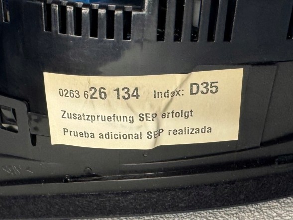 Audi OE ЛІЧИЛЬНИК ПРИЛАДІВ СПІДОМЕТР AUDI A4 B6 8E0920930S 0263626134 BOSCH