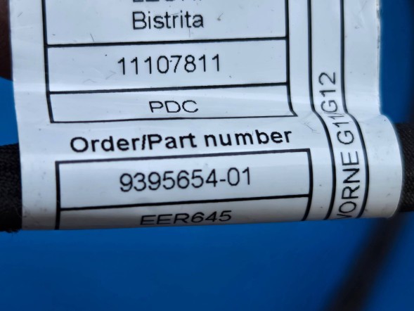 BMW OE QUA7229 Джгут проводів, установка PDC переднього бампера BMW 7 G11 G12 9395654