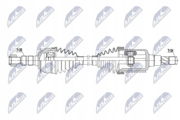 NTY NPW-DW-037 Nty npw-dw-037 карданний вал