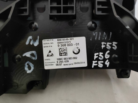 BMW OE КОМПЛЕКТ ІНДИКАТОРІВ ЛІЧИКУ МІНІ F54 F55 F60 9368003