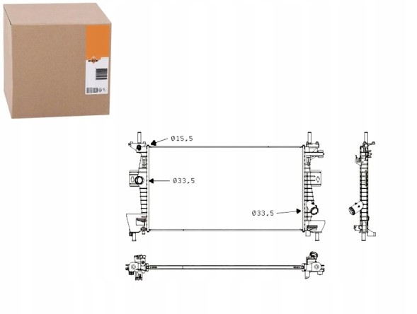 NRF PRO/58487 NRF Охолоджувач двигуна ford c-max ii focus iii grand c- + асистент зіткнення #34