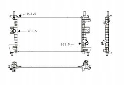 NRF PRO/58487 NRF Охолоджувач двигуна ford c-max ii focus iii grand c- + асистент зіткнення #34