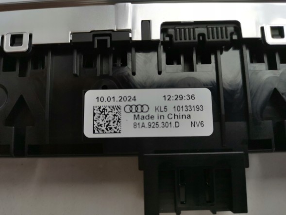 Audi OE 81A925301D, DWP466158OE Панель керування MMI Audi Q2 81A925301D