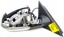 Volkswagen OE 3B1857508BA ASO ЕЛ.ДЗЕРКАЛО ПРАВЕ VW PASSAT B5 ЛІФТ 9+5PIN