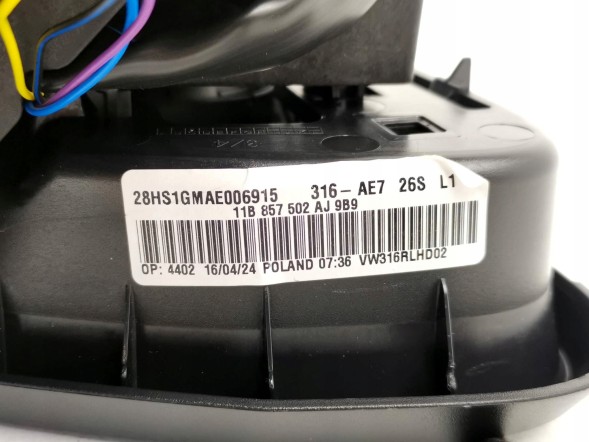Volkswagen OE 11B857502AJ, DWP526242OE ДЗЕРКАЛО ПРАВЕ VW ID.5 ID5 11B857502AJ 9 PIN ОРИГІНАЛ