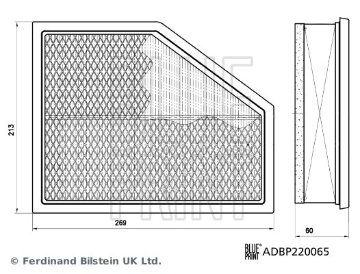 ADBP220065 BLUE PRINT Фільтр забору повітря