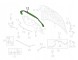Ford OE 1860482, DS73-F16B990-DC, DS73F16B990DC Ущільнювач капота Ford Mondeo MK5, кришки двигуна 1860482, DS73-F16B990-DC