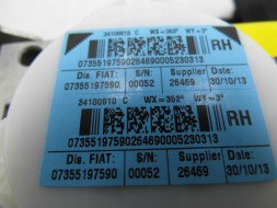 Ford OE AS51-B61294-AB РЕМІНЬ БЕЗПЕКИ ПЕРЕДНИЙ ПОР FORD KA Mk2 2010-16 OE