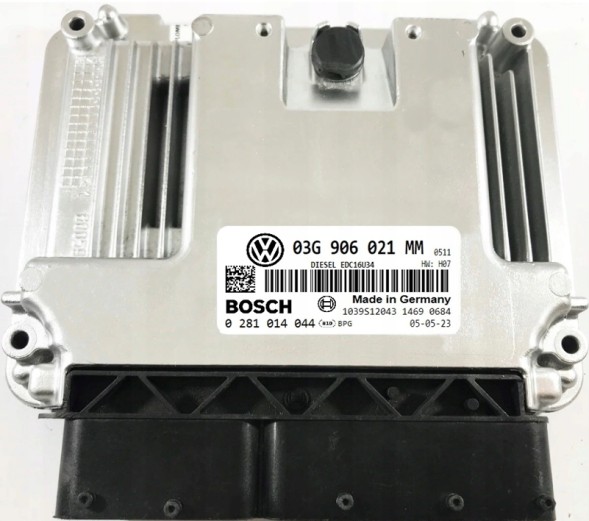 Bosch 0281014044 03G906021MM ECU КОМП'ЮТЕР ДРАЙВЕР VW TOURAN 03G906021ММ 0281014044