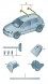 Volkswagen OE Volkswagen Golf V релінги даху багажника ASO 1K0071126