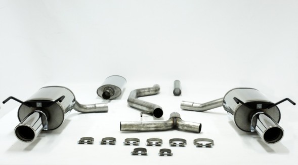 BSR 4056323 Saab 9-3 SS подвійний спортивний вихлоп 2,5" BSR