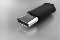 BUZZER SM 1x150 СПОРТИВНИЙ ГЛУШНИК BUZZER 150X65 ММ ДИЗЕЛЬ БЕНЗИН 55
