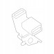 Mercedes-Benz OE A17686002699051 Застібка ременя безпеки Mercedes