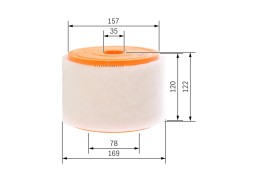 F026400289 BOSCH Фільтр забору повітря