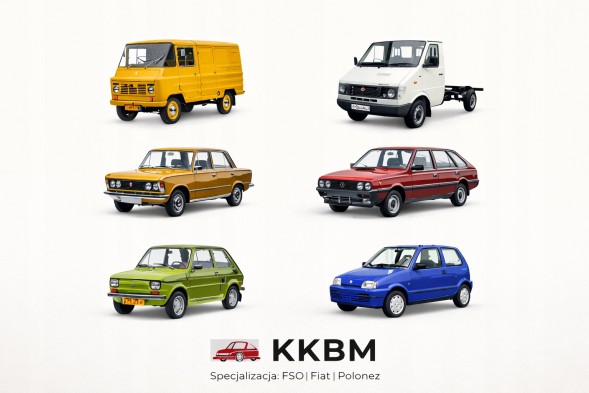 Китай OPSkat.1 BRA Передня кришка капота Fiat 126p Антрацит