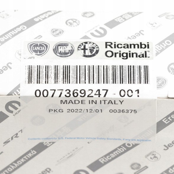 Fiat OE Резистор вентилятора Fiat OE 77369247