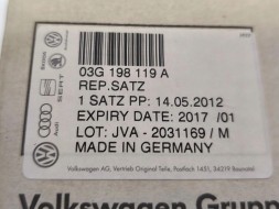 Volkswagen OE 03G198119A Комплект ГРМ Audi VW Seat Skoda 1.9 2.0 TDI оригінал