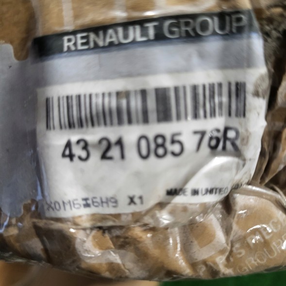 Renault OE WheelB_Back_MegIV, 432108576R Renault Megane IV Captur II Zoe Підшипник колеса задньої частини OE 432108576R