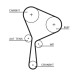 K015654XS GATES Рем комплект ГРМ