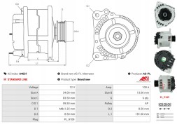 AS-PL A4031 Скорпіон 2.9 i, скорпіон 2.9 і 24v [BRG], [BOB] 02.1995-12.1998