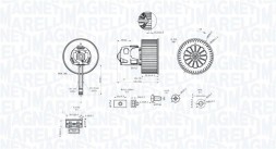 MAGNETI MARELLI 069412344010 Magneti marelli 069412344010 внутрішній вентилятор