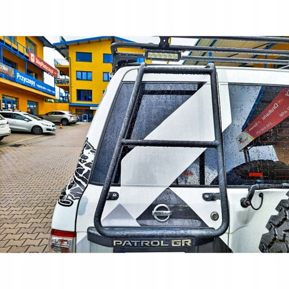 Fabryka4X4 DNB КОРОТКА ДРАБИНА НА БАГАЖНИК NISSAN PATROL Y61 (1997-2009)