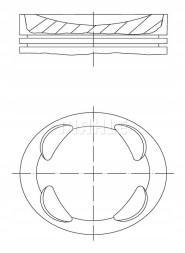 Mahle 081 PI 00104 002 Mahle 081 pi 00104 002 поршень
