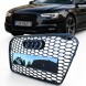 Китай Grill Plaster Miodu Audi A5 8T 2013 -2016 Polift Решітка радіатора для Audi A5 8T 2013-2016, чорний глянець, стільники RS