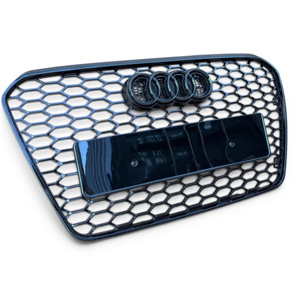 Китай Grill Plaster Miodu Audi A5 8T 2013 -2016 Polift Решітка радіатора для Audi A5 8T 2013-2016, чорний глянець, стільники RS