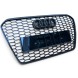 Китай Grill Plaster Miodu Audi A5 8T 2013 -2016 Polift Решітка радіатора для Audi A5 8T 2013-2016, чорний глянець, стільники RS