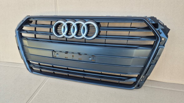 Audi OE GRILL ATRAPA CHŁODNICY AUDI A4 B9 8W0 PRZEDLIFT 2015-2019 BLACK MAŁA TABLICA Решітка радіатора GRILL Audi A4 B9 8W0 8W 15-19 BLACK OE 8W0853651BR AB НОВА