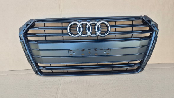 Audi OE GRILL ATRAPA CHŁODNICY AUDI A4 B9 8W0 PRZEDLIFT 2015-2019 BLACK MAŁA TABLICA Решітка радіатора GRILL Audi A4 B9 8W0 8W 15-19 BLACK OE 8W0853651BR AB НОВА