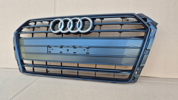 Audi OE GRILL ATRAPA CHŁODNICY AUDI A4 B9 8W0 PRZEDLIFT 2015-2019 BLACK MAŁA TABLICA Решітка радіатора GRILL Audi A4 B9 8W0 8W 15-19 BLACK OE 8W0853651BR AB НОВА