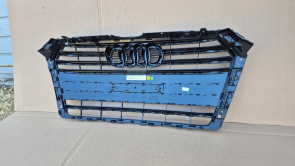 Audi OE GRILL ATRAPA CHŁODNICY AUDI A4 B9 8W0 PRZEDLIFT 2015-2019 BLACK MAŁA TABLICA Решітка радіатора GRILL Audi A4 B9 8W0 8W 15-19 BLACK OE 8W0853651BR AB НОВА