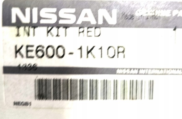 Nissan OE KE600-1K10R Вставки салону NISSAN RED Juke F15 OE