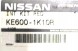 Nissan OE KE600-1K10R Вставки салону NISSAN RED Juke F15 OE