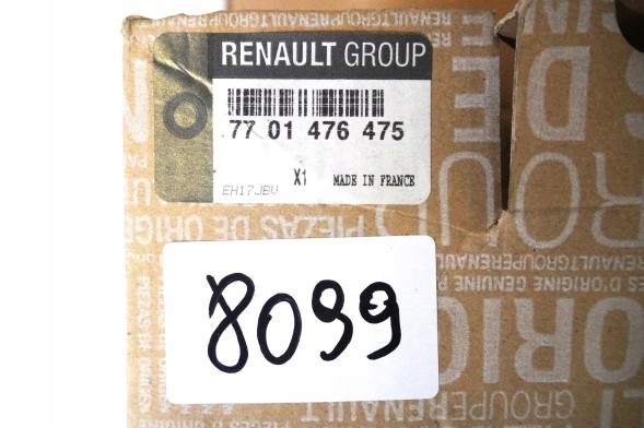 Renault OE 7701476475 8200371058 8200850092 ORPELÓW_RENAULT RENAULT 1.4 16V 1.5DCI 1.6 16V КОМПЛЕКТ РЕМЕНЯ НАВІСНОГО ОБЛАДНАННЯ НАТЯГУВАЧ 5PK 1199 OE