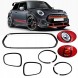 AD BRAKE B0BZ96RP96 НАКЛАДКИ НА ЗАДНІ ФАРИ MINI F55 F56 F57 ЧОРНІ ГЛЯНЦЕВІ 5 ШТ.