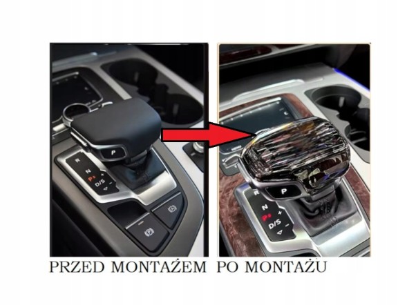 Crystal H287. Ручка перемикача передач для Audi Q5L SQ5 A4 A4L RS4 A5 RS5 S4 S5, колір S-line