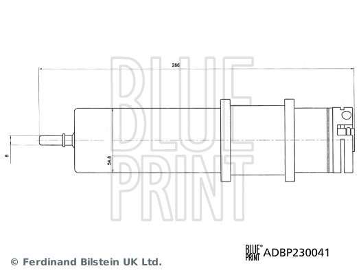 ADBP230041 BLUE PRINT Фільтр паливний