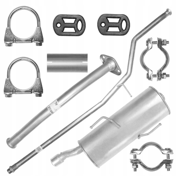 Ferroz ADMT-N6U5Y1X Комплект глушника peugeot 206 98-09 1.4 hatchback
