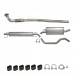 Ferroz Export ZEST.07.321+07.366+RK-459 Глушники opel zafira / zafira family б 1.6 2005-