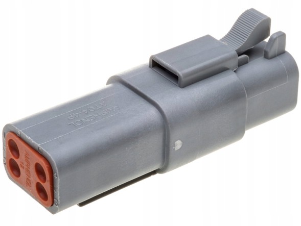 e-connectors AT06-4S/AT04-4P/ZEST/100 DEUTSCH-DT 4-pin роз'єми (100шт.) Amphenol-AT