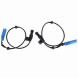 AD BRAKE B0D2RBL9QT ДАТЧИК ABS ПЕРЕДНІЙ ЛІВИЙ ПРАВИЙ BMW SERIES 3 E46 КОМПЛЕКТ 2 ШТУКИ сталевий
