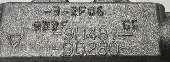 Saab OE 9H487-9D280 FORD НОВА ОРГ ІНЖЕКТОРНА ПЛАНКА + РЕГУЛЯТОР ТИСКУ ПАЛИВА FORD - 9H487-9D280
